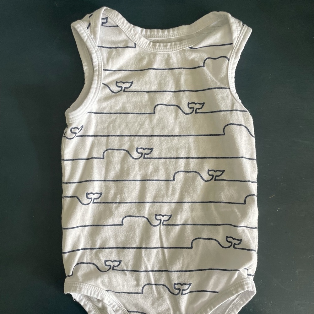 Vineyard vines whale onesie